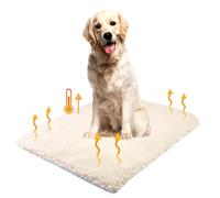 SIMPLY 4 PETS Self Heating Cat Bed - Heating Pad for Cats & Dogs | Self Heating Pet Pad with Non Slip Base, Super Warm, Comfy & Washable Cover | Ideal for Beds, Floors & Cages (90 x 64 CM)