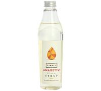 Simply Amaretto Syrup, Vegan & Nut Free Flavoured Syrup for Coffee, Cocktails & Baking (250ml)