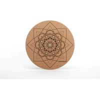 Simply Analog Cork Turntable Platter Mat (Geo Printed)