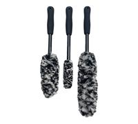 SIMPLY AUTO 3PC Microfibre Wheel Woolies - Deep Clean Rims, Barrels, Grilles & more, Various Sizes for Precision Cleaning for Narrow Spaces, Safe, Scratch-Free & Ideal for Cars, Motorbikes & Vans