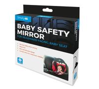 Simply Auto Baby Car Mirror | 360° Fully Adjustable Baby Child Safety Car Mirror For Forward Facing Child Seat | Increase Visability, Safety for Baby | Universal and Easy To Fit and Remove