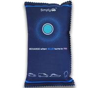 Simply Auto DEH003 Reusable Car Dehumidifier - Quick Drying suitable for Microwaving, Strong Absorption up to 40% of Weight in moisture, Eco-Friendly Granules, Unlimited Cycles (350g), Blue