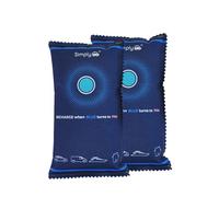 Simply Auto DEH004 2 Pack Reusable Car Dehumidifier - Quick Drying suitable for Microwaving, Strong Absorption up to 40% of Weight in moisture, Eco-Friendly Granules, Unlimited Cycles (350g)