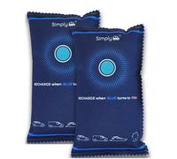 Simply Auto DEH004 2 Pack Reusable Car Dehumidifier - Quick Drying suitable for Microwaving, Strong Absorption up to 40% of Weight in moisture, Eco-Friendly Granules, Unlimited Cycles (350g)
