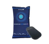 Simply Auto DEH005 Reusable Car Dehumidifier with Anti-Slip Mat- Quick Drying suitable for Microwaving, Strong Absorption up to 40% of Weight in moisture, Eco-Friendly Granules, Unlimited Cycles (1kg)