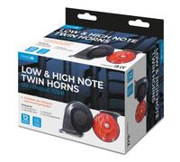 Simply Auto HN51 Low/High Note Twin Snail Horn Universal Fit Twin Pack 12V 112db With Mounting Brackets