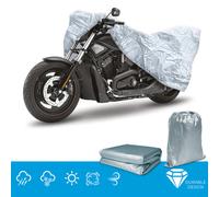 Simply Auto Motorcycle Cover Water Resistant Elastic Sun Protector Extra Large