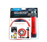 Simply Auto Multi Use Siphon Transfer Pump Fuel Water Oil Air Hoses Adaptors Car Workshop