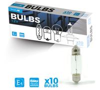 Simply Auto Number Plate & Interior Festoon Bulbs (Pack Of 10) 239 12V 5W