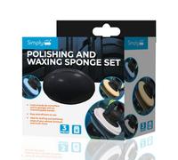 Simply Auto Polishing & Wax Sponge Set - Quality Shiny Car Valet Microfibre Pads