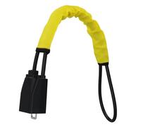 Simply Auto Steering Wheel Lock, Seat Belt Lock, High Visibility Anti-Theft Device, Heavy Duty Steel, Braided Steel Cable, Universal Fit for Car, SUV, Van, Pickup, Yellow