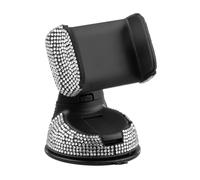 Simply Auto Universal Car Phone Holder, 360° Rotatable Mount, Silver, Dashboard & Windscreen Suction Cup, Adjustable Arms