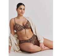 Simply Be Underwired Bikini Top Leopard Print 44DD