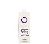 Simply Blackberry and Blueberry Smoothie, Vegan Blendable Concentrated Smoothie Mix Made with Real Fruit Puree (1 Litre)