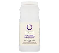 Simply Blackberry and Blueberry Smoothie, Vegan Blendable Concentrated Smoothie Mix Made with Real Fruit Puree (1 Litre)