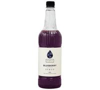 Simply Blueberry Syrup, Vegan & Nut Free Flavoured Syrup for Coffee, Cocktails & Baking (1 Litre)