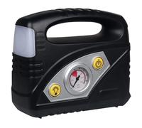Simply Brands Analogue Air Compressor, 80 PSI Maximum Pressure, LED Torch, Compact Portable Design, Clear Display, Multiple Inflation Adapters
