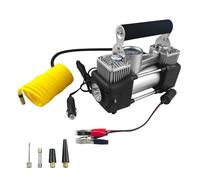 Simply Brands Heavy Duty Metal Air Compressor with LED Torch, 150 PSI Maximum Pressure, Portable Design for Vehicle, Home and Workplace Use
