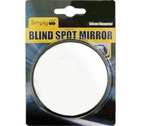 Simply BS008 Adjustable Circular Blind Spot Car Mirror Black PK2, 68 x 68mm, Increase Visibility When Driving, Round-shape Wide-angle, for All Car SUV Trucks Motorcycle, Easy to Fit