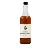 Simply Chocolate Cookie Syrup, Vegan & Nut Free Flavoured Syrup for Coffee, Cocktails & Baking (1 Litre)