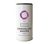 Simply Chocolate Duster Topping 300g x 1 - Fine Vegan Cocoa Powder for Coffee, Hot Chocolate, Cappuccino, Cakes & Desserts with Welari Thank You Card | (1 Pack)