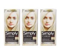 Simply Colour Permanent Hair Dye - Extra Light Blonde 10.1 (Pack of 3) Simply Colour Extra Light Blonde