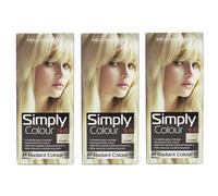 Simply Colour Permanent Hair Dye - Natural Light Blonde 9.0 (Pack of 3) Simply Colour Natural Light Blonde