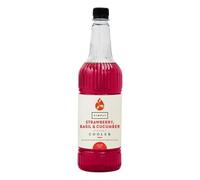 Simply Cooler Syrup Strawberry Basil & Cucumber, 1Ltr