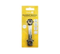 Simply Cycling Bicycle Dumbbell Spanner 6-15mm, Aluminium Alloy Multi-Sized Bike Spanner with 10 Sizes in One Tool, Seamless Integral Moulding