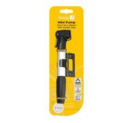 Simply Cycling Compact Alloy Bicycle Mini Pump 30x230mm, 155g Lightweight Bike Pump with Foldable Handle and Inbuilt Valve Adapter for Bike Tyres Sports Balls Inflatable Toys