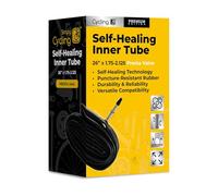 Simply Cycling Self-Healing Inner Tube PV 26 Inch x 1.75 to 2.125, Presta Valve Sealant-Filled Butyl Rubber Tube for MTB Cruiser Hybrid Bikes