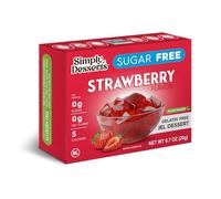 Simply Delish, Jel Dessert Strawberry, 0.7 Ounce