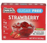 Simply Delish, Sugar-Free Jelly - Strawberry- 44g Pack of 6