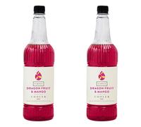 Simply Dragon Fruit and Mango Cooler 1 Litre Pink Pack of 2