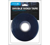 Simply DST125 Double Sided Tape 12mm x 5m- High Adhesive Strength - Weather & Solvent Resistant - Great for Metal, Glass & Plastic