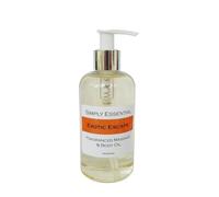 Simply Essential Exotic Escape Massage and Body Oil, Chocolate and Coconut Fragrance, 250ml