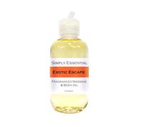 Simply Essential Exotic Escape Massage Oil, Chocolate & Coconut, 100ml