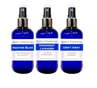 Simply Essential Lavender Pillow Spray 3 Pack - Made with Natural Aromatherapy Essential Oils for a tranquil relaxing nights sleep