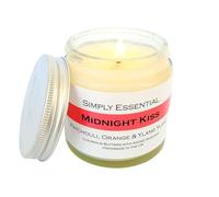 Simply Essential Midnight Kiss Aromatherapy Massage Candle, 100g, with Patchouli, Orange and Ylang ylang Essential Oils