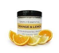 Simply Essential Orange and Lemon Dead Sea & Epsom Bath Salts Body & Foot soak 225g