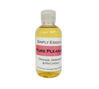 Simply Essential Pure Pleasure Sensual Massage Oil with Orange, Geranium & Patchouli 100ml