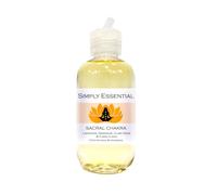 Simply Essential Sacral Chakra Massage Oil with Lavender, Geranium, Clary Sage and Ylang Ylang 100ml Svadhisthana Aromatherapy Body Oil for Creativity, Passion and Emotional Wellbeing