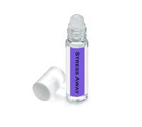 Simply Essential Stress Away Aromatherapy Pulse Point Roller Ball Oil Massage Oil with Lavender, Orange & Bergamot 10ml Relaxing roll on Blend