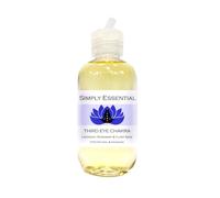 Simply Essential Third Eye Chakra Body Oil with Lavender, Rosemary and Clary Sage 100ml Ajna Aromatherapy Massage Oil for Inner Vision, Focusing and Clarity