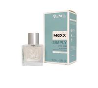 Mexx Simply for Him Eau de Toilette - Refreshing Elegant Mens Natural Vegan Formula Glass Bottle 50ml