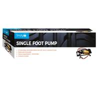 Simply FP002 Double Piston Fast Fill Foot Pump for Tyres, Air Mattresses, Balls, and Other Inflatables