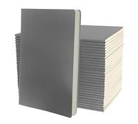 Simply Genius (30 Pack) Travel Journal A5 Dotted Bullet Journals, Dot Grid Notebook for Women and Men, 5x5 x 8.25 Inches, 92pg, Gray