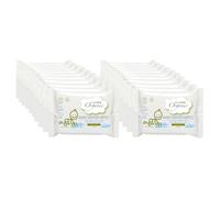 Simply Gentle Organic - Baby Wipes, 100% Organic Cotton with 99% Water Formula - Soft & Hypoallergenic, Suitable for Newborn - Chemical Free, Biodegradable, Dermatological Tested - 52 (Pack of 20)