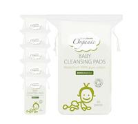 Simply Gentle Organic Cotton Baby Pads - Ultra-Soft, Lint-Free & Eco-Friendly | Larger, Absorbent Pads for Makeup Removal & Baby Care | 100% Pure Cotton | Gentle on Sensitive Skin (Pack of 6)