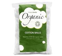 Simply Gentle Organic Cotton Balls Bulk Buy Pack of 10